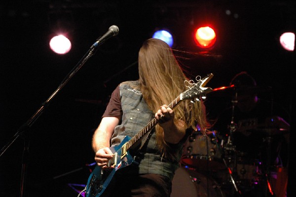 Podunk performs at the Republic of Texas Bike Rally in downtown Austin, Tex