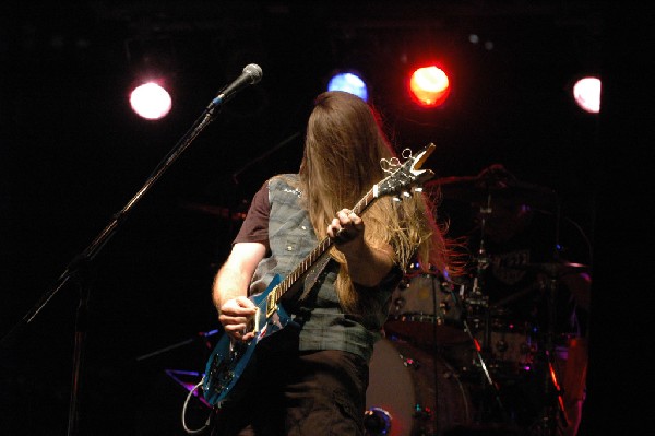 Podunk performs at the Republic of Texas Bike Rally in downtown Austin, Tex