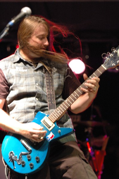 Podunk performs at the Republic of Texas Bike Rally in downtown Austin, Tex