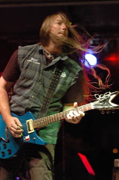 Podunk performs at the Republic of Texas Bike Rally in downtown Austin, Tex