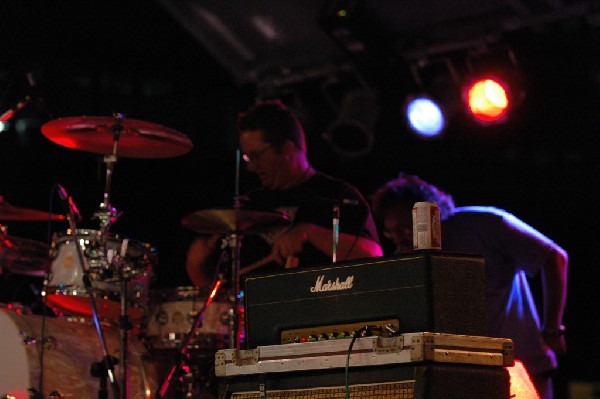Podunk performs at the Republic of Texas Bike Rally in downtown Austin, Tex