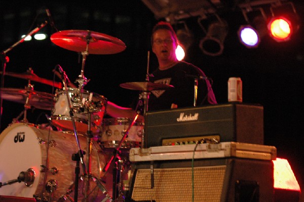 Podunk performs at the Republic of Texas Bike Rally in downtown Austin, Tex