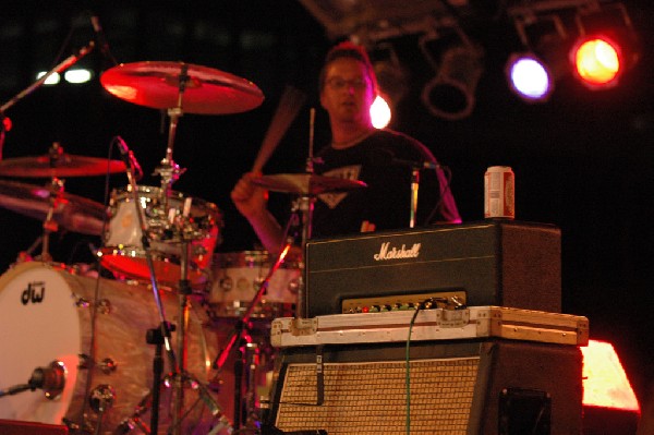 Podunk performs at the Republic of Texas Bike Rally in downtown Austin, Tex