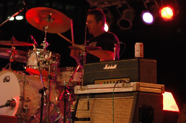 Podunk performs at the Republic of Texas Bike Rally in downtown Austin, Tex