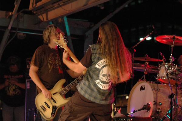Podunk performs at the Republic of Texas Bike Rally in downtown Austin, Tex
