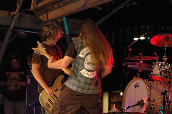 Podunk performs at the Republic of Texas Bike Rally in downtown Austin, Tex