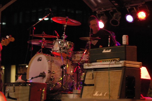 Podunk performs at the Republic of Texas Bike Rally in downtown Austin, Tex