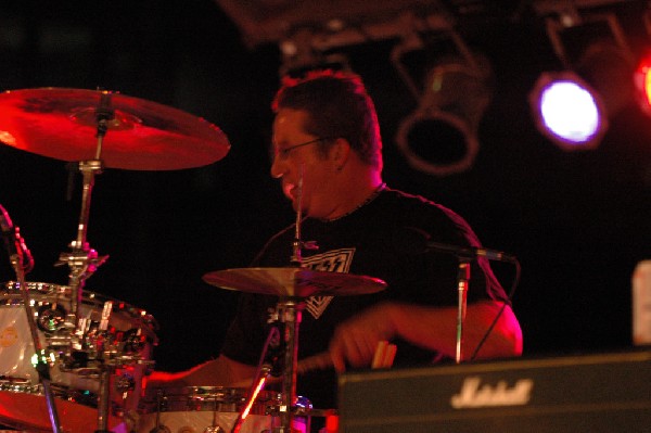 Podunk performs at the Republic of Texas Bike Rally in downtown Austin, Tex