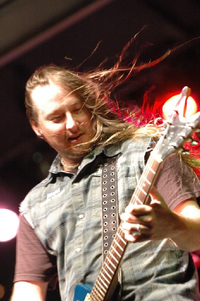 Podunk performs at the Republic of Texas Bike Rally in downtown Austin, Tex