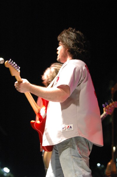 Podunk performs at the Republic of Texas Bike Rally in downtown Austin, Tex