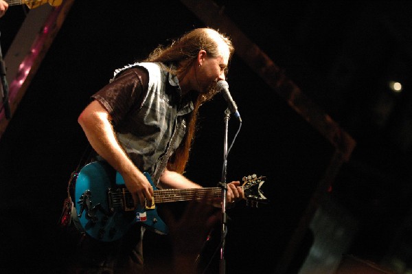 Podunk performs at the Republic of Texas Bike Rally in downtown Austin, Tex