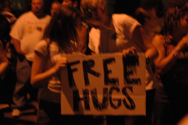 Podunk performs at the Republic of Texas Bike Rally in downtown Austin, Tex