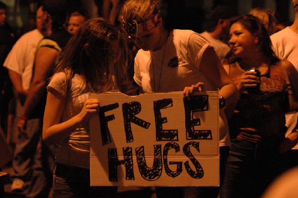 Podunk performs at the Republic of Texas Bike Rally in downtown Austin, Tex