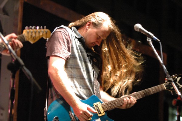 Podunk performs at the Republic of Texas Bike Rally in downtown Austin, Tex