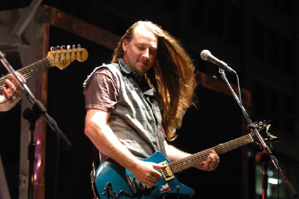 Podunk performs at the Republic of Texas Bike Rally in downtown Austin, Tex