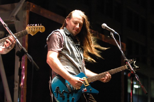 Podunk performs at the Republic of Texas Bike Rally in downtown Austin, Tex