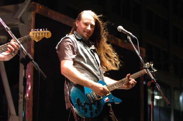 Podunk performs at the Republic of Texas Bike Rally in downtown Austin, Tex
