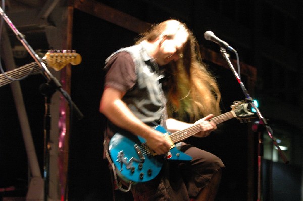Podunk performs at the Republic of Texas Bike Rally in downtown Austin, Tex