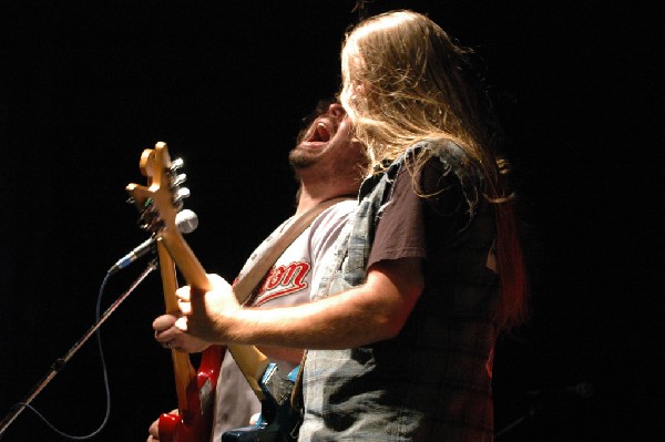 Podunk performs at the Republic of Texas Bike Rally in downtown Austin, Tex