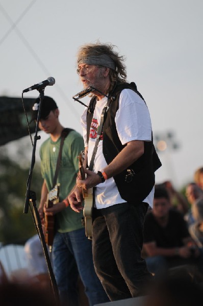 Ray Wylie Hubbard at the Hutto 100 Celebration Music Festival, Hutto, Texas